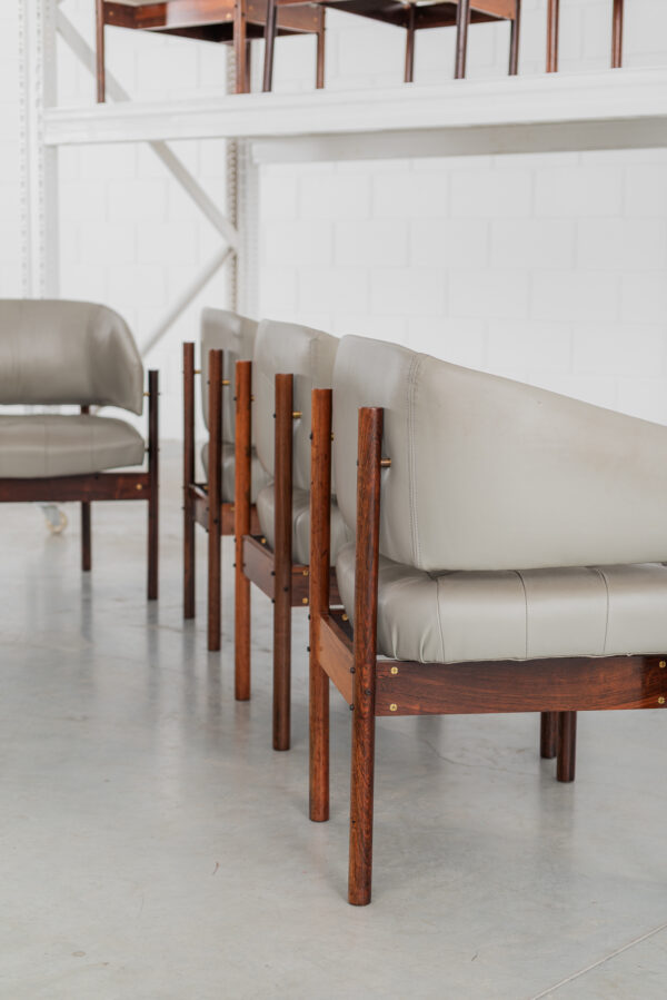 Jorge Zalszupin - Conjunto de 12 poltronas Senior - Imagem 6